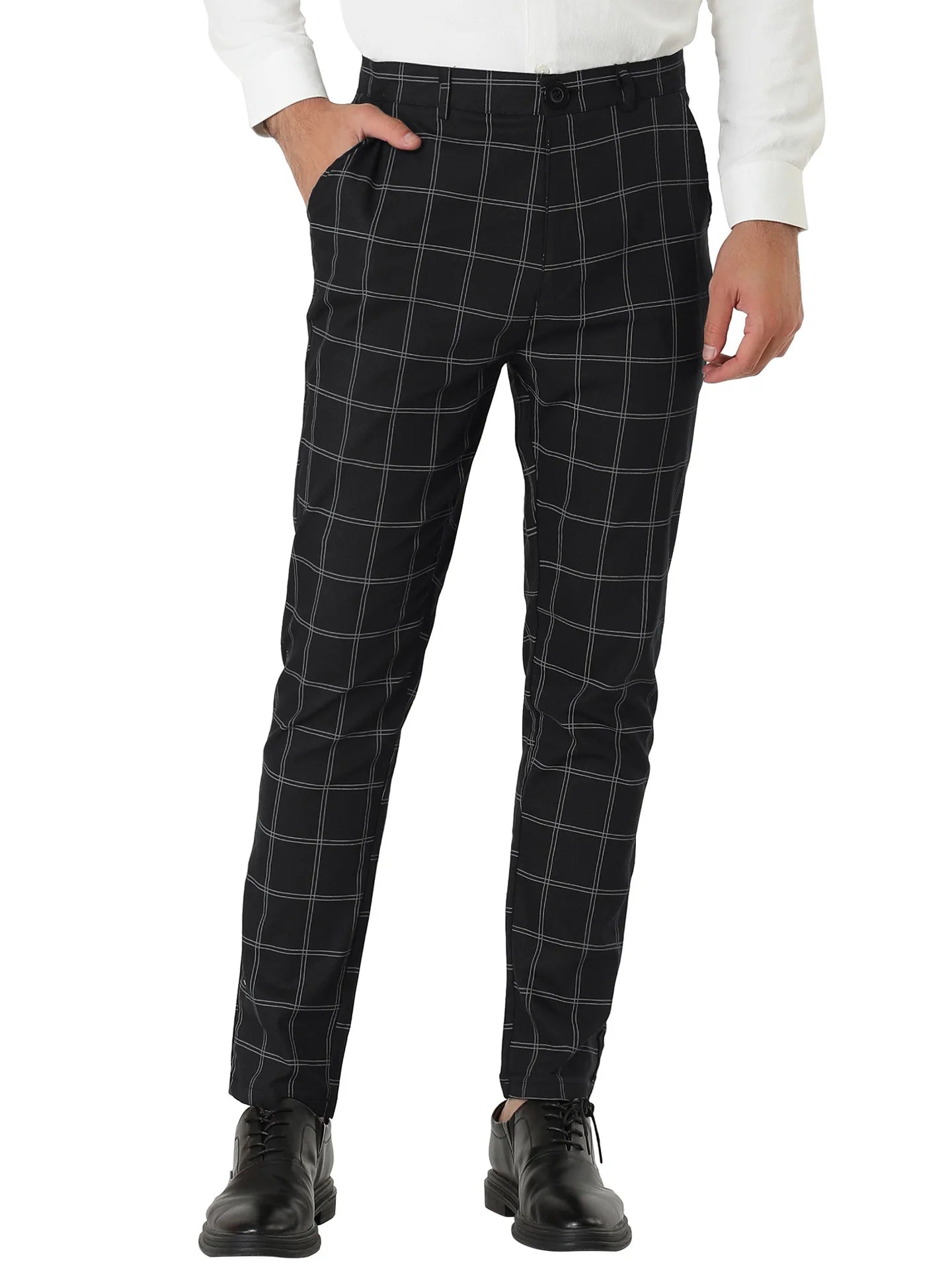 2026 Neue Herren-Bleistifthose Mode Klassische Lässige Gestreifte Bedruckte Hose Männliche Streetwear Business Sport Slim-Fit-Hose Herrenbekleidung So ist Leben