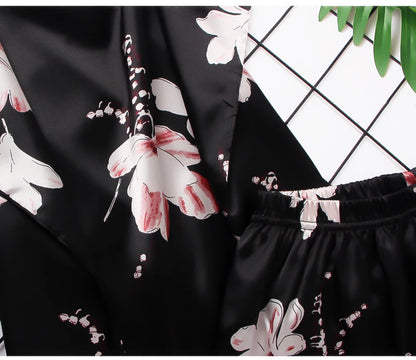 Damen Satin Seide Spitze Cami Weste Shorts Dessous Pyjamas Set Sommer Frauen Pyjamas Sets Zwei Stück Set Pijama Für Frau So ist Leben