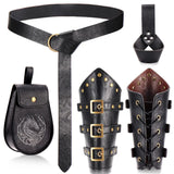 Mittelalterlicher Wikinger-Gürtel, Dampfarmband, Renaissance, Vintage, Kupfermünze, Hüfttasche, Halloween, Cosplay, Dress-Up-Zubehör-Set So ist Leben