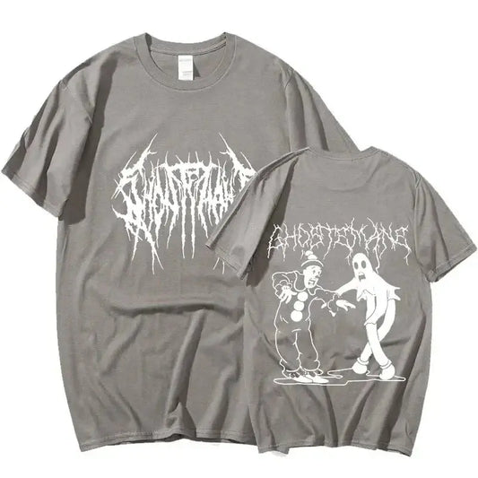 Männer Frauen Print Mode Hip Hop Metal Gothic Rock T Shirt - So ist Leben