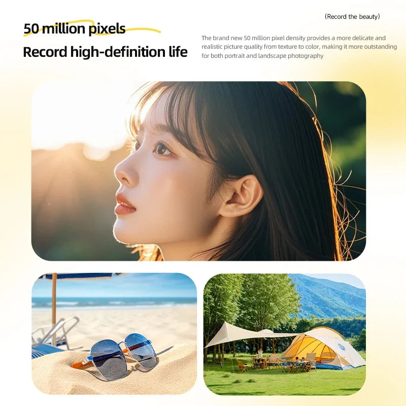 Xiaomi 4K-Digitalkamera, Retro-CCD, tragbare Kartenkamera, Einsteigerkamera, Dual-Kamera-Blitz, 50 Millionen Pixel, Autofokus So ist Leben