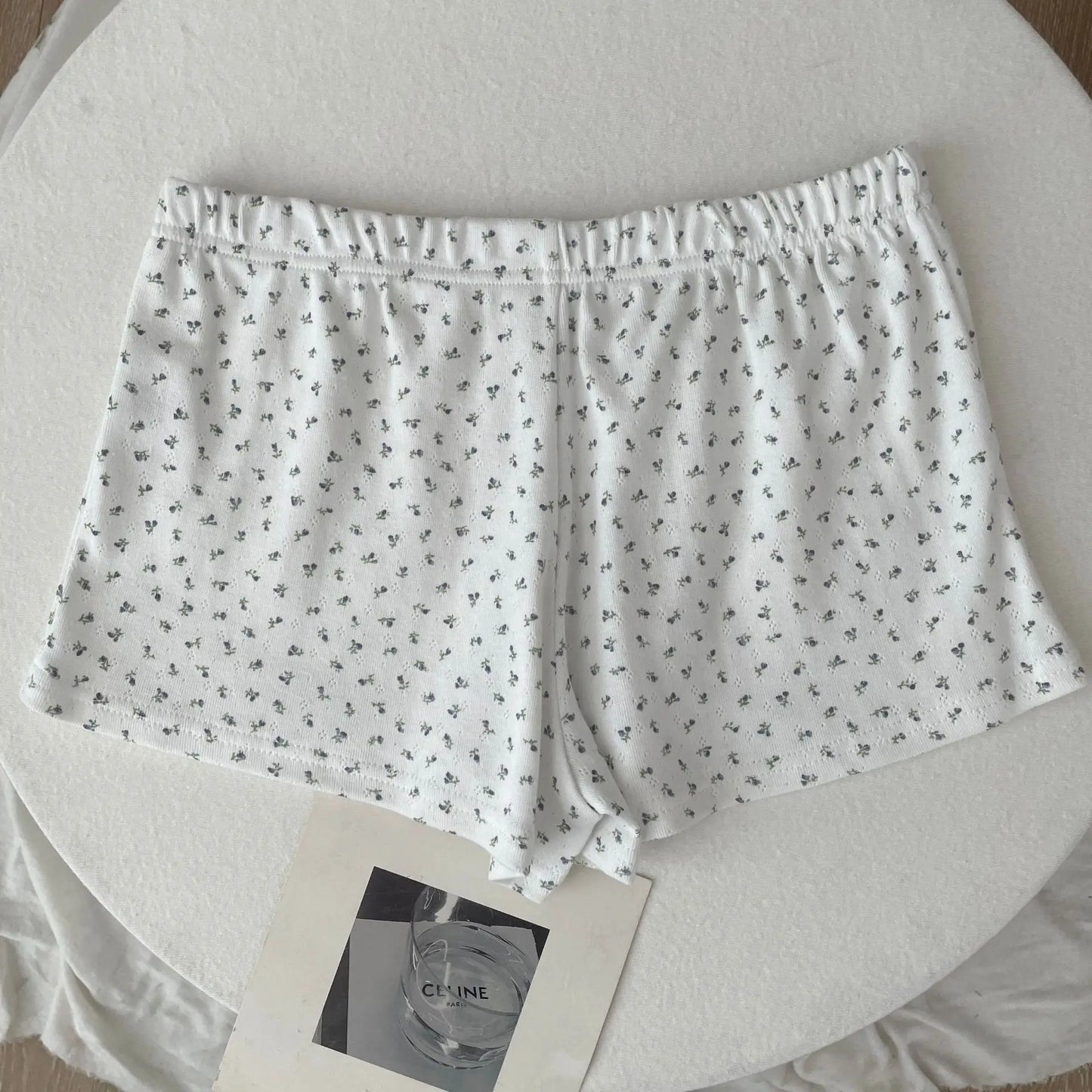 Süße Blumendruck Öse Schleife abgeschnittene Westen Frauen Baumwolle beiläufige dünne Spitzenbesatz Tank Tops Vintage Adrette süße Leibchen Y2K So ist Leben