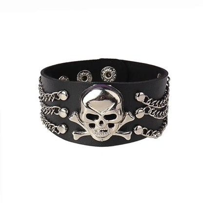 Punk Niet Stern PU Leder Armband Für Frauen Männer Hip Hop Gothic Dark Girl Rock Schmuck Anhänger Liebe Kette Hip Hop Zubehör So ist Leben