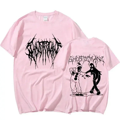 Männer Frauen Print Mode Hip Hop Metal Gothic Rock T Shirt - So ist Leben