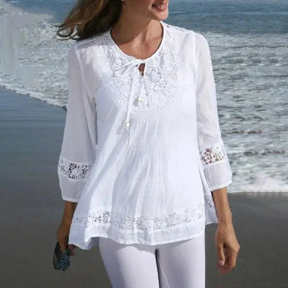 Eleganter Pullover mit Siebenviertelärmeln - So ist Leben