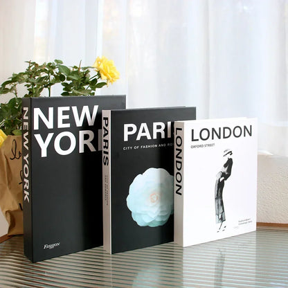 Wohnzimmerdekoration Designerbücher Couchtisch-Ornamente - So ist Leben