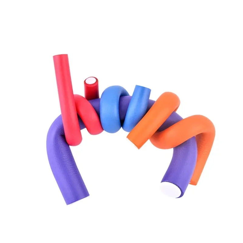 10 stücke Schaum Heatless Curling Stange Weiche Bendy Twist Locken Werkzeug Schwamm Lockenwickler Rollen DIY Haar Styling Werkzeuge Set Zufällige farbe So ist Leben