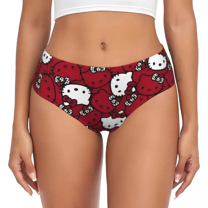 Hello‑Kitty Slip mit mittelhoher Form im Sanrio Stil