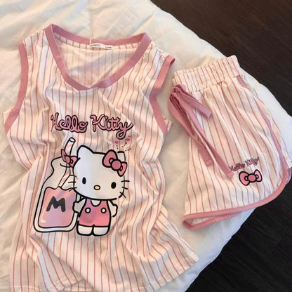 Kawaii Pyjama‑Set – Leichtes Cartoon‑Design für Zuhause - So ist Leben