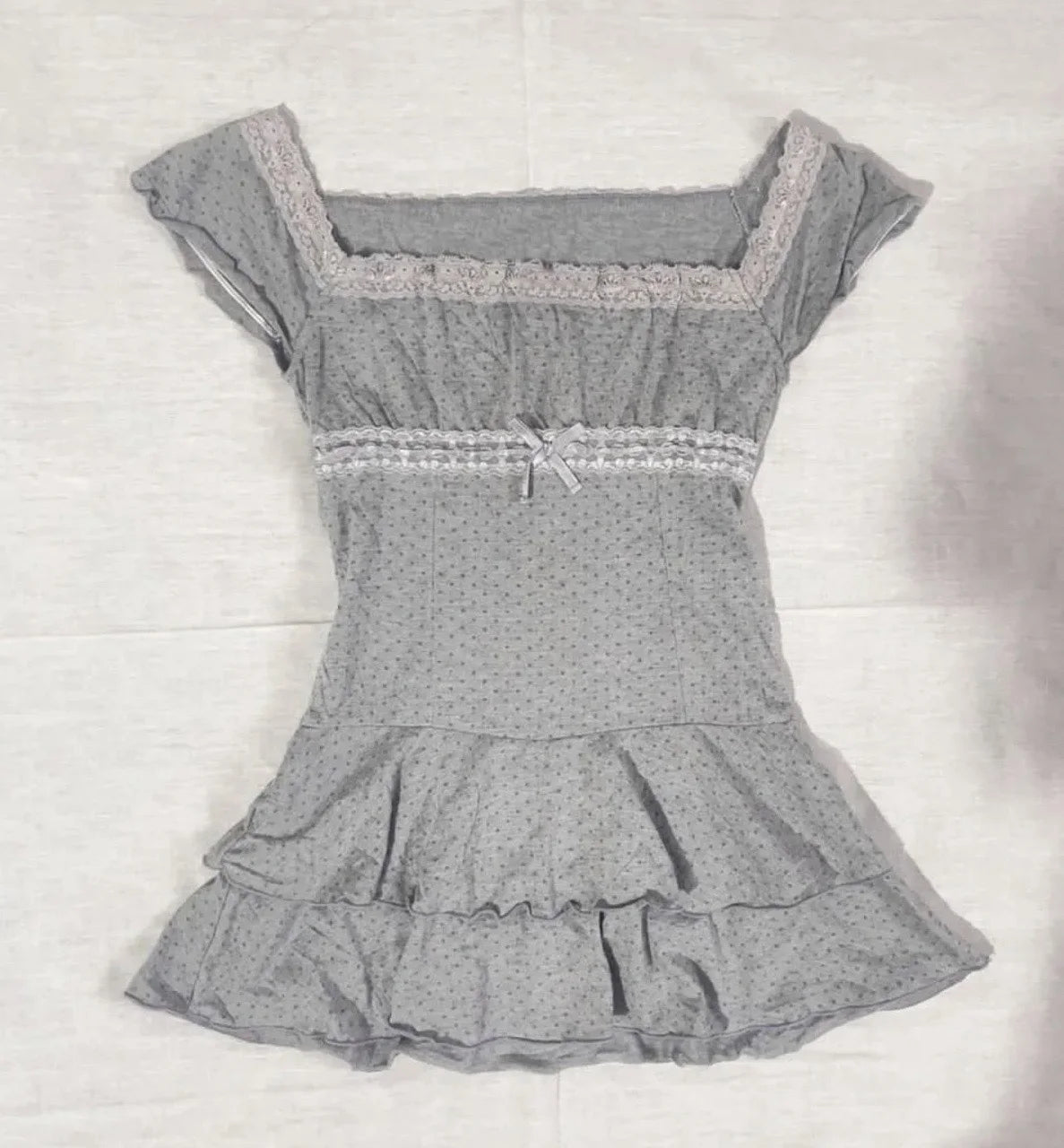 Mode Niedlichen Verband Bogen Gestellte Top Rosa Süße Kokette Süße T Shirts Herbst Frühling Casual Quadratischen Kragen T Frauen y2k Ästhetischen So ist Leben