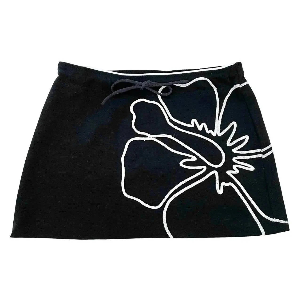 Kawaii Damen Miniröcke Einfarbig Y2k Punk Sexy Slim Streetwear Bogen Faltenrock Emo Mädchen Gothic Damen Kleidung Vintage So ist Leben