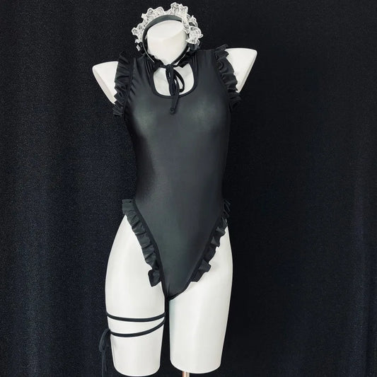 Original Anime Maid Cosplay Set 2025 – Langärmlige, leicht zugängliche Dessous, süßes und weiches, sexy schwüles Rollenspiel-Outfit für Shoots So ist Leben