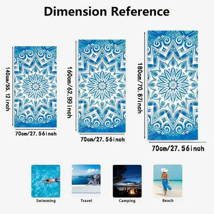 Gothic Strandtuch mit modernem Print für kreative Styles