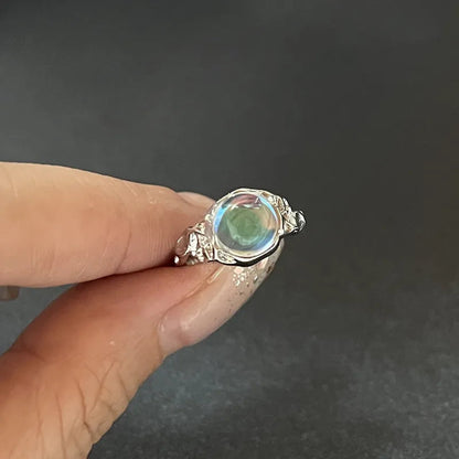 Y2K Kristall Ringe Kpop Herz Einstellbare Ring Unregelmäßige Geometrie Punk Vintage Ringe Set für Frauen Mädchen Neue Mode Schmuck So ist Leben