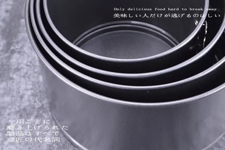 4/5/6/7 zoll Runde Form Nicht-stick Springform Kuchen Mold Edelstahl Kuchen Pan Gebäck Brot backen Pan Mould DIY Kochen Werkzeuge So ist Leben