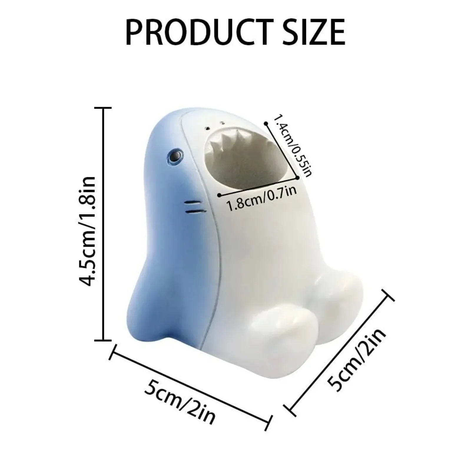 Niedlicher Cartoon-Zahnbürstenhalter für Kinder, lustiger Stifthalter aus Kunstharz, Mini-Tier-Einzeltzahnbürstenständer So ist Leben