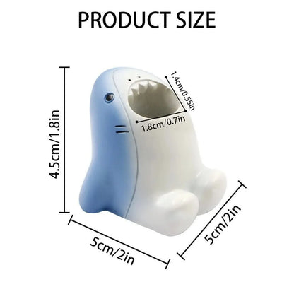 Niedlicher Cartoon-Zahnbürstenhalter für Kinder, lustiger Stifthalter aus Kunstharz, Mini-Tier-Einzeltzahnbürstenständer So ist Leben