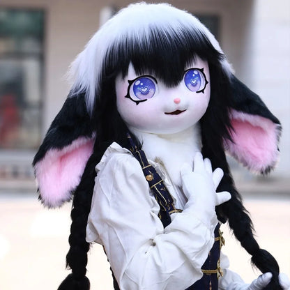 Furry Kig Kigurumi Tier Katze Kaninchen Puppe Tier Maske - So ist Leben