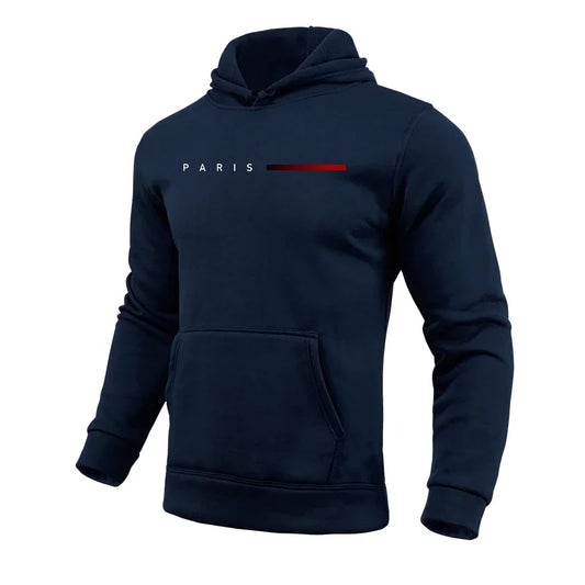 Lässiger, bequemer, langärmeliger Pullover mit modischem Sweatshirt-Hoodie - So ist Leben