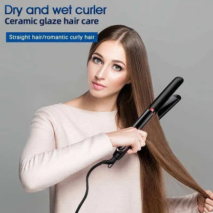 Professioneller Haarglätter aus Keramik, ionisches, schnelles Aufheizen, flaches Haar, Negativ-Ionen-Eisen, LCD-Display, Haarglätter So ist Leben