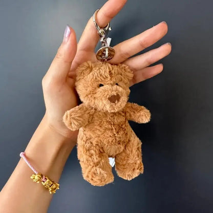 JELLYCAT Cartoon Plüschtier Schlüsselanhänger Geschenk Spaß Plüschpuppe Schlüsselanhänger Barcelona Bär Niedliche Plüschtasche Anhänger Hobbys Stofftiere So ist Leben