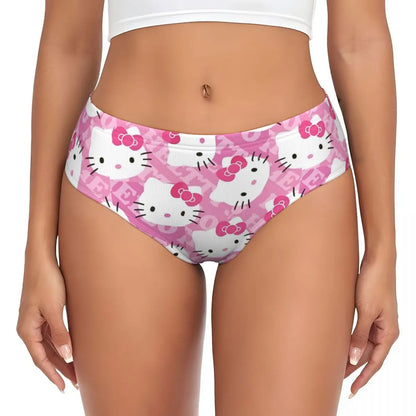 Hello‑Kitty Slip mit mittelhoher Form im Sanrio Stil