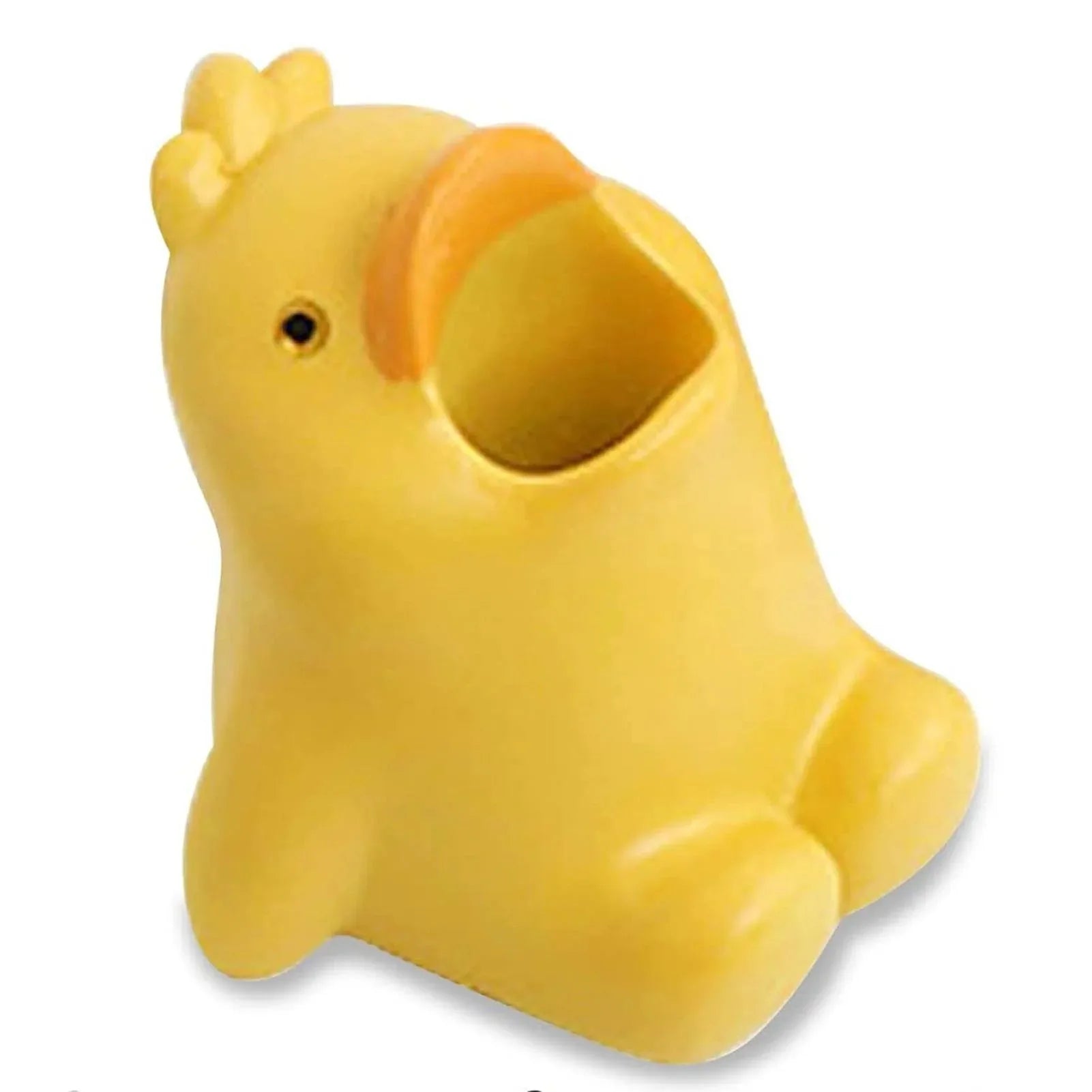 Niedlicher Cartoon-Zahnbürstenhalter für Kinder, lustiger Stifthalter aus Kunstharz, Mini-Tier-Einzeltzahnbürstenständer So ist Leben