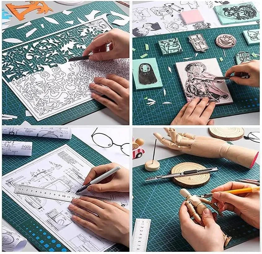 Langlebige A3/A4/A5 Multifunktionale Schneidematte Diy Handwerk Kunst Gravur Bord Papier Carving Pad Hohe Elastizität Zähigkeit So ist Leben