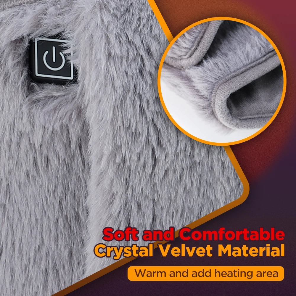Elektrische Heizung Gürtel Hand Wärmer Winter Heizung Taille Wärmer Heiße Kompresse Bauch Lenden Gebärmutter Erwärmung Pad USB Aufladen So ist Leben