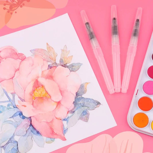 3/7 stücke Aquarell Pinsel Stifte Wasser Lagerung Funktion Malerei Pinsel Für Aquarell Kunst Handwerk Liefert Künstler Zubehör So ist Leben