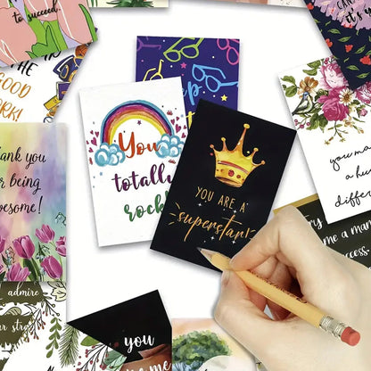 72-teilige positive Affirmationskarten, inspirierende und Ermutigungskarten für Damen und Herren, tägliche Affirmationskarten So ist Leben