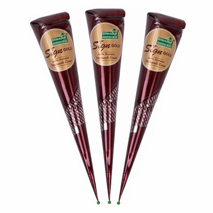 1/3 Stück Henna-Creme, braun, rot, Henna-Tattoo-Creme, temporäre Tätowierung, Henna-Tattoo-Creme semi-permanent So ist Leben