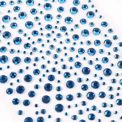 Selbstklebende Gesicht Dekoration Strass Aufkleber Musik Festival Halloween Party Telefon Kristall Aufkleber Kunst DIY Diamant Aufkleber So ist Leben