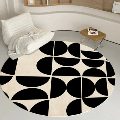 Fluffy Soft Living Room Decoration Carpet Light Luxury Rugs for Bedroom Large Area Round Lounge Rug Home Study Thicken Plush Mat - So ist Leben