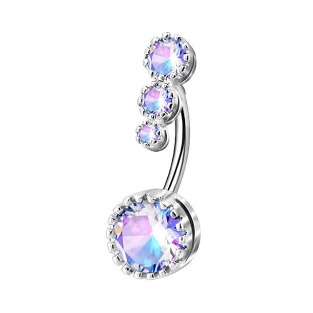 Herzförmiger Nabelring Ornament Wassertropfen 14G Bauchnabelpiercing Langhantel Anhänger Bauch Nombril Piercing Damenschmuck So ist Leben