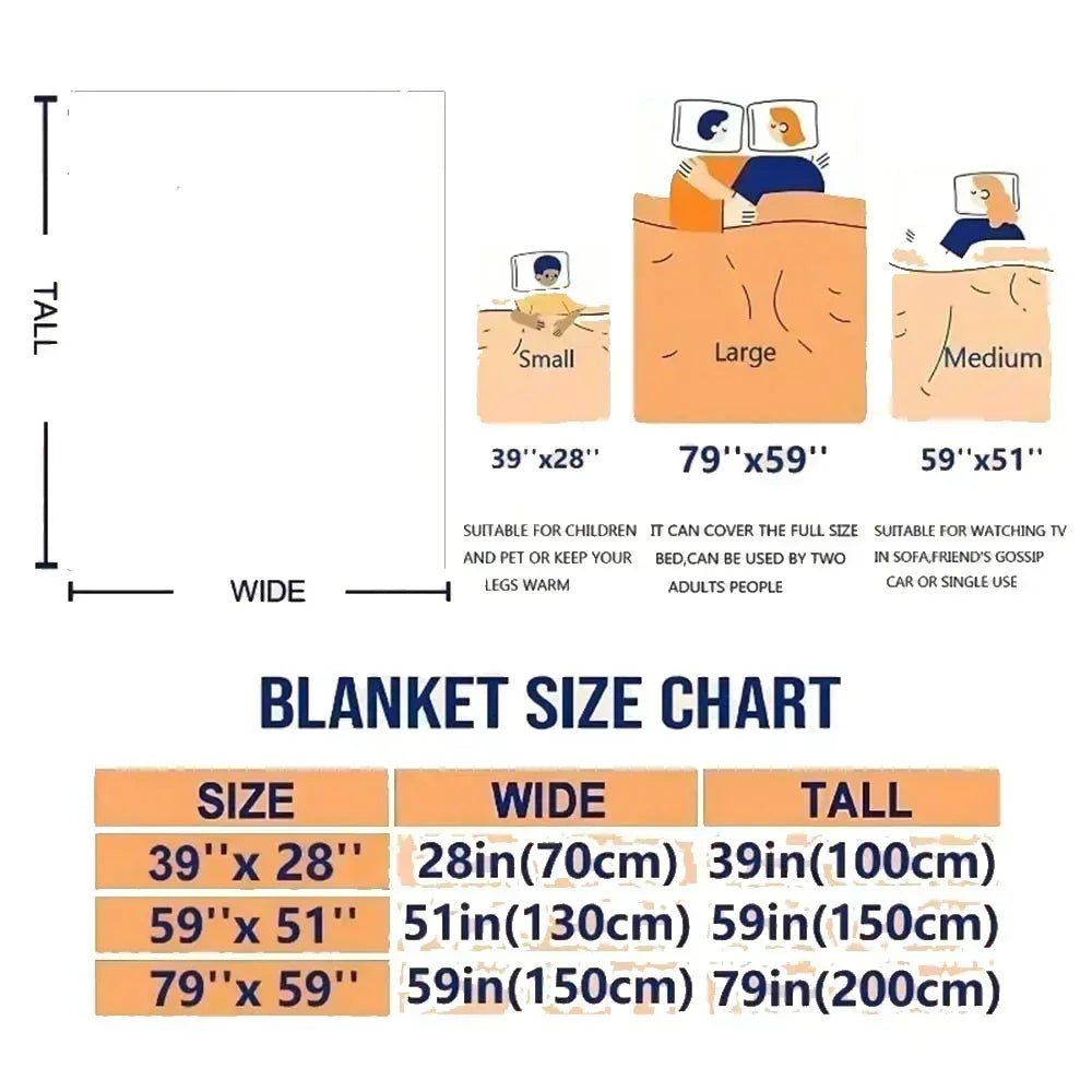 Flanelldecke mit modernem Meeresmotiv