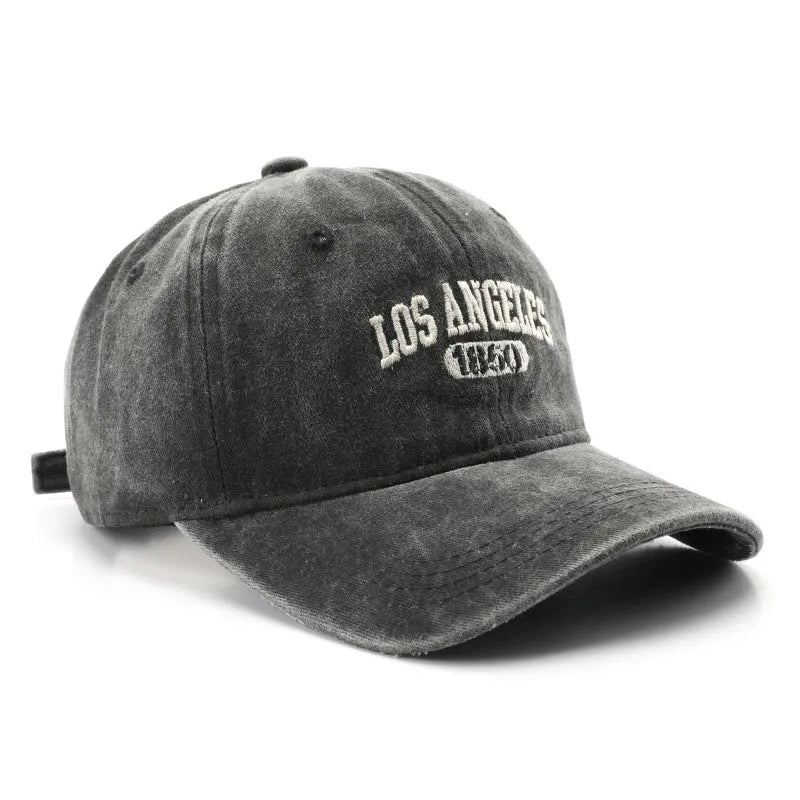 Mode Lässige Baseball Kappe für Frauen Männer Baumwolle Soft Top Hüte Unisex Los Angeles Stickerei Snapback Hut Wandern Sonnenschutz Kappen So ist Leben