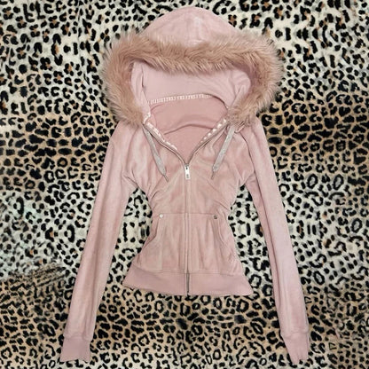 Streetwear Y2K Zip Up Hoodie Grunge Goth Ästhetik Grafikdruck Retro Punk Kleidung Übergroßes Hip Hop Zipper Hoodie Sweatshirt So ist Leben
