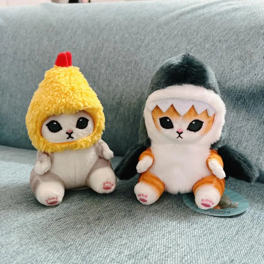 Kawaii Hai‑Katze Plüschfigur – Kreatives Design & Geschenkidee - So ist Leben