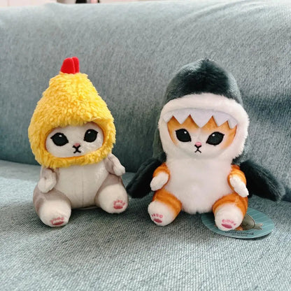 Kawaii Hai‑Katze Plüschfigur – Kreatives Design & Geschenkidee - So ist Leben