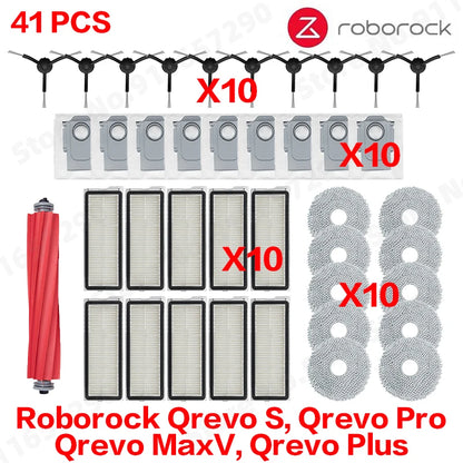 Roborock Qrevo S, Qrevo Pro, Qrevo MaxV, Qrevo Plus Staubsaugerteile Hauptwalze Seitenbürste Filter Mopp Pad Stoff Staubbeutel So ist Leben