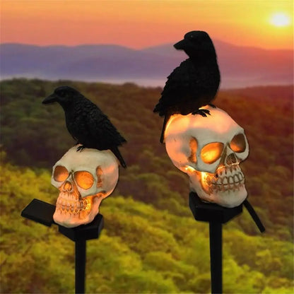 Halloween Outdoor Licht Skelett Geist Horror Grimasse Party Dekor für Innenhof Home Holiday Beleuchtung Garten Dekoration So ist Leben