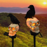 Halloween Outdoor Licht Skelett Geist Horror Grimasse Party Dekor für Innenhof Home Holiday Beleuchtung Garten Dekoration So ist Leben