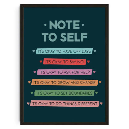 Leinwand Poster Zitate Drucke Wandbild für Therapie Büro Dekor - So ist Leben