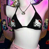 Hello‑Kitty Cosplay BH‑Top im Sanrio Cartoon Stil - So ist Leben