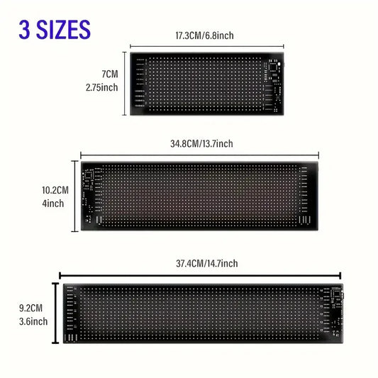 LED-Matrix-Pixel-Panel-Licht, Bluetooth-App, 5 V, USB-Steuerung, Scrollen, Werbung, LED-Autoschild, Animation, programmierbar für Auto So ist Leben