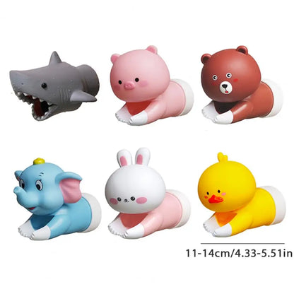 Kinder Wasserhahn Extender Cartoon Ente Hai Elefant Form Spritzwassergeschützte Wasserhahn Extender Badezimmer Gadget So ist Leben