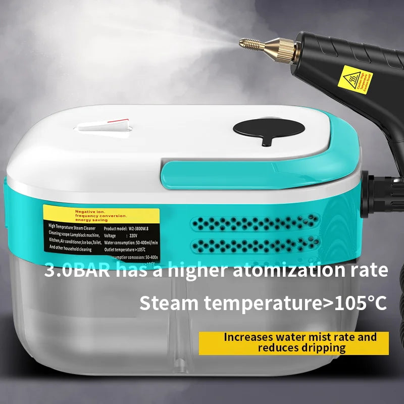 Dampfreinigungsmaschine Hochtemperatur-Sterilisation Desinfektion Auto Handheld Dampfreiniger für Bodenküche 110/220 V So ist Leben