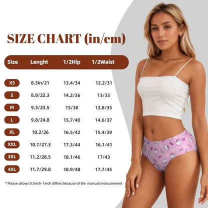 Hello‑Kitty Slip mit mittelhoher Form im Sanrio Stil