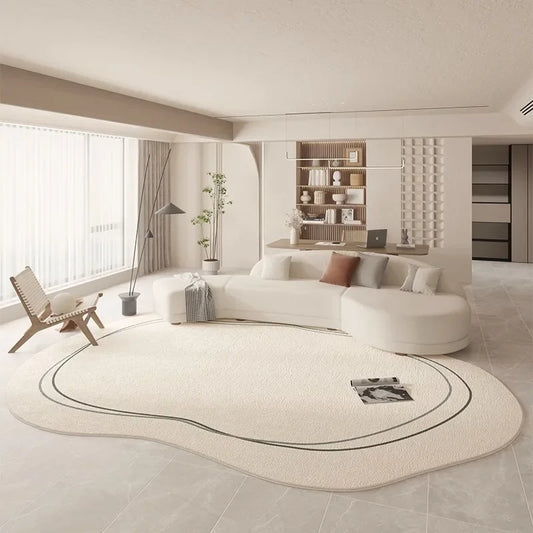 Wohnzimmerteppich, einfarbig, weich, rutschfest, für Schlafzimmer - So ist Leben